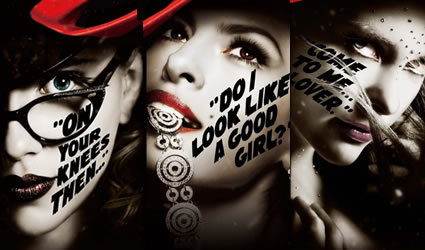 3hotgirls New International Poster for Frank Millers The Spirit! I wanna See the Girls!