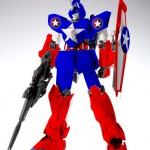 gundamcaptainamerica 150x150 Cool Multi Colored Gundam Toys (Action Figures), I want one McGundam Please!