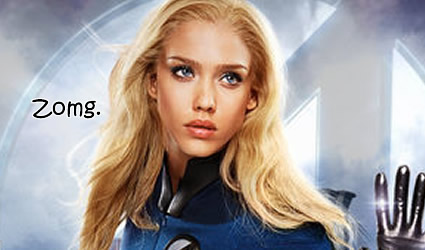 Jessica Alba As Susan Storm Fantastic Four Even Invisibility Wouldn T Hide Her Hotness