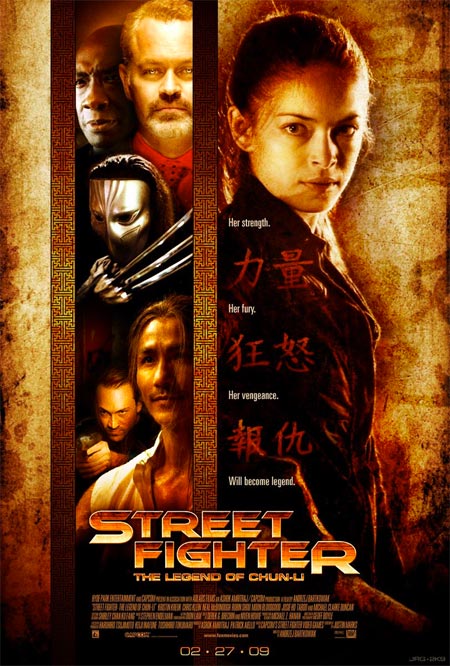 street fighter leg chun li New Corny Street Fighter: Legend of Chun Li Movie Poster.