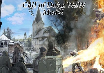 zombie me Call of Duty 5 Mods! One New Zombie Map, and Multiplayer Map!  Nazi Zombie Gould, and Rats Kitchen!