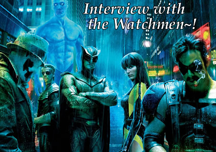 Watchmen Interview with the Cast, Zack Snyder,& Allen Moore! All The 