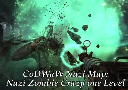 CoD WaW Nazi Map: Nazi Zombie Crazy One Level, Created by Representa .