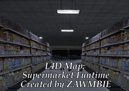 left 4 dead l4d map supermarket fun time zawmbie valve zoey 331 New Left 4 Dead Map: Supermarket Funtimes, Created by ZAWMBIE! Walmart Will Never Be the Same!