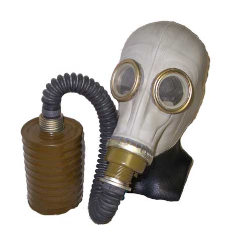 gas mask. British S10 gas mask,