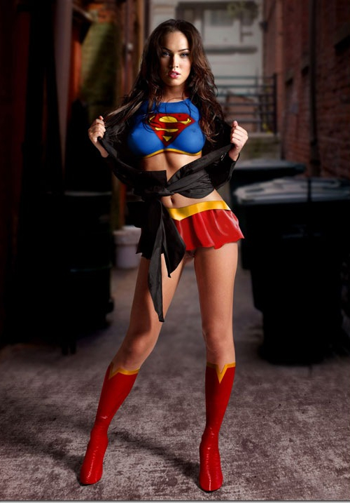 as Wonder Woman. megan-fox-super-girl. Then again it doesn't hurt to have 