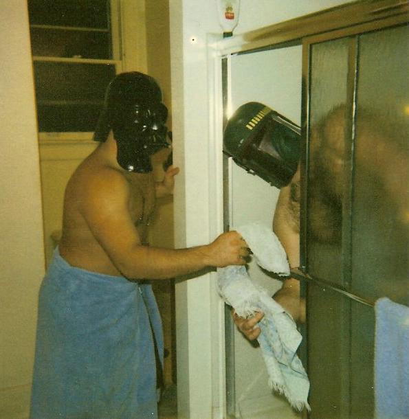 star wars bathroom Star Wars Themed Bathroom. Like To Take Showers W/ Darth Vader.