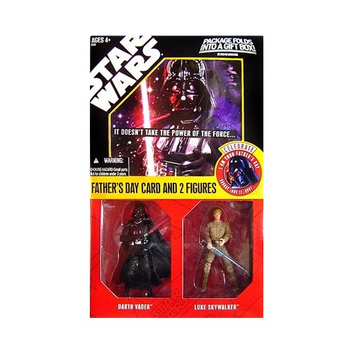 darth vador luke collabaration Darth Vader & Luke, Father & Son Love Action Figure. Have A Happy Fathers Day Vader Papa!
