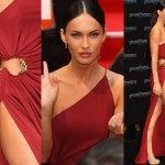 megan fox one leg dress showoff 150x150 Megan Fox in Snake Dress Showing off One SEXXY Leg. Dis is Wut Transformers 2 is ALL About.