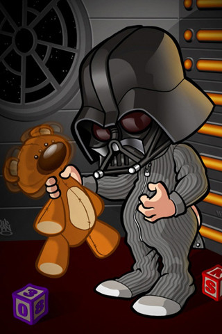 cutedarthvaderstarwars notebook Cute Star Wars Journal Entry. Luke Your Cardboard Face Is So Appealing.