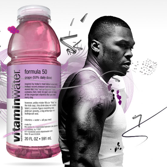 how much money does 50 cent made from vitamin water