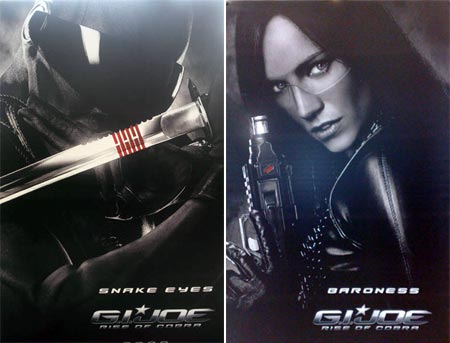 gi joe snakeeyes baroness 2009 New Tv Spot for G.I. Joe: The Rise of The Cobra Movie! Will It Be Faithful to The ORIGINATOR?! Maybeh. 