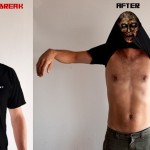 zombieresidentevilshirt 150x150 Resident Evil: The Darkside Chronicles Zombie Flip Shirt. Expose the Belly For A Cool Face.
