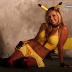3771526122 b18b9fb4f6 b 572x381 150x150 Jessica Nigri Cosplays As Riku, Zangoose, Pikachu. Shows Lots Of Skin & Pretty Hot To.
