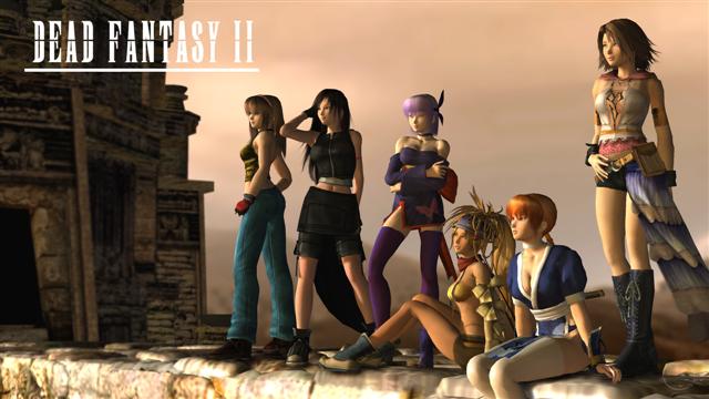 copyofdeadfantasyiiwallkt3 Dead Fantasy 2 w/ FFs Tifa, Rikku, Yuna Vs Dead or Alive Kasumi, Hitome, & Ayame! & MOAR!