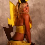 jessica nigri pickachu comiccon 267x400 150x150 Jessica Nigri Cosplays As Riku, Zangoose, Pikachu. Shows Lots Of Skin & Pretty Hot To.