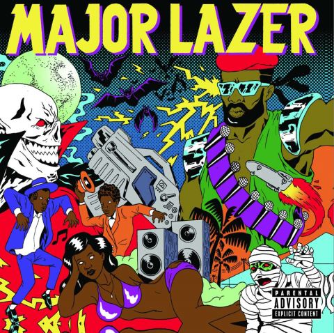 major lazer guns don t kill people  lazers do downtown Major Lazer Hold The Line 80s Esque Music Video That Blows Chunks Of Retro Active Hilarity!
