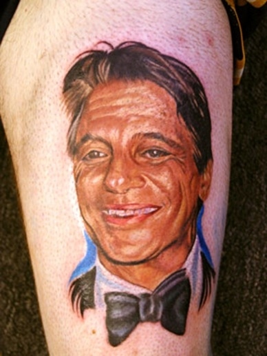 Looks like one happy fan got a pretty sweet tattoo of Tony Danza on their 