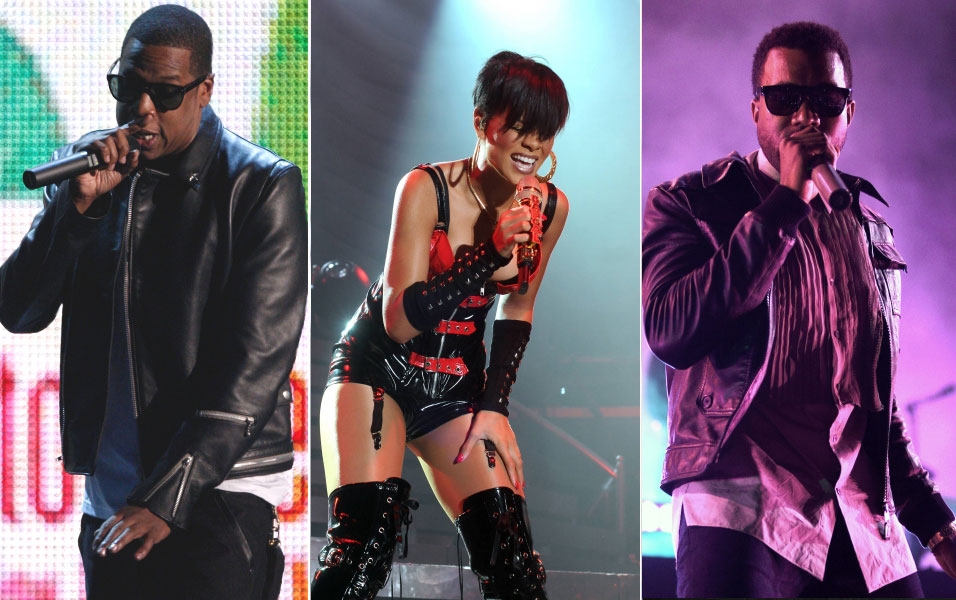 Jay-Z, Kanye, Rihanna Performs Run This Town” on Jay Leno Show (The Not So