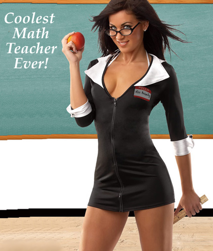 Coolest math teacher ever halloween costume hot teacher