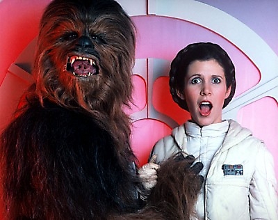 Star Wars Rare Cast Photos w Princess Leia Han Solo Luke Skywalker 