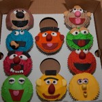 cupcake muppets show sesame street elmo bernie kermit cookie monster 150x150 Sesame Street Muppet Show Cupcakes from Cirencester Cupcakes!