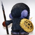 Bacon4 150x150 Kevin Gosselin 7in. Figure Bacon W/ A Turtle Shield & Spear. A Rascal That Kills Endangered Species...Maybe.