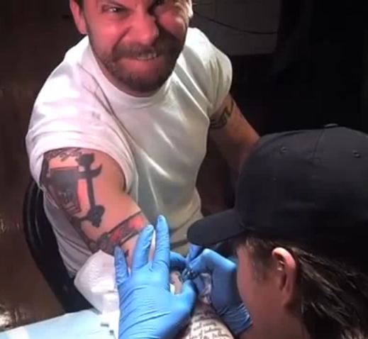 How to Get a Tattoo w/ Gavin McInnes! Tip: Always Check Your Spelling.