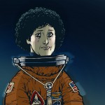 Philipjbond astronauts cccp nasa female girl space ellen shulman baker 150x150 Female Astronauts Drawn by Philip Bond! The Beautiful Women of Space~