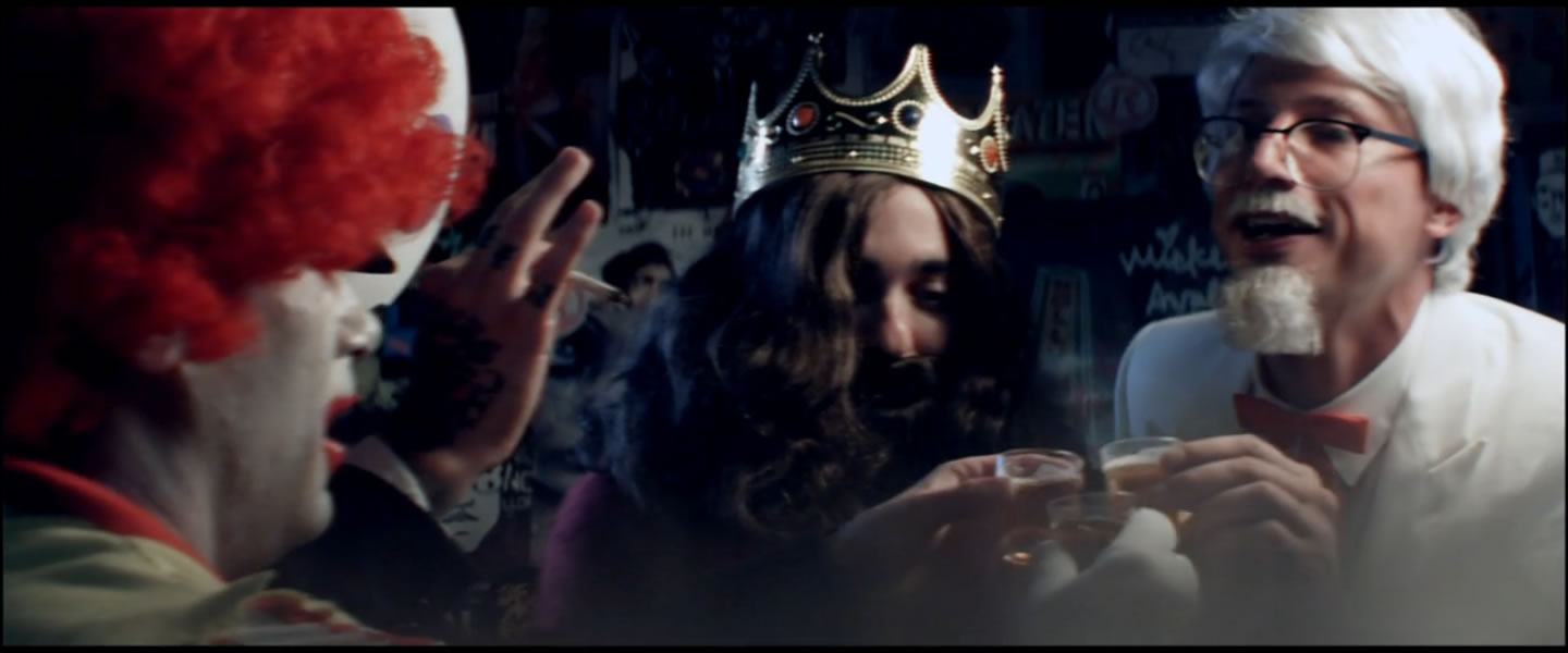 RAD OMEN Rad Anthem by Nicholaus Goossen McDonald The Colonel Jack in the Box Burger King Wendy Party Hard. RAD OMEN   Rad Anthem by Nicholaus Goossen! McDonald, The Colonel, Jack in the Box, Burger King, & Wendy Party Hard.