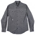 Triumvir Japanese Chambray Work Shirt Grey 150x150 Triumvir Release 2010 Spring Divided We Fall Clothing Line; Death From Above, Warrior Division, Second to None