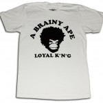 brainy ape white loyalkng tshirts 150x150 Loyal K.N.G. T shirt Gallery; Spring 2010 Season Coming Soon Late March! Just a Post to Gather All Of these T shirts in One Place!