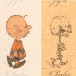 charlie brown skeleton drawing 2 150x150 Michael Paulus Skeletal System of Cartoons; Charlie Brown, Pokemon, Flintstones, Marvin Martian, Tweety Bird... LOONEY TUNES?!