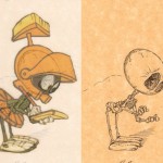 marvin martian skeleton drawing 150x150 Michael Paulus Skeletal System of Cartoons; Charlie Brown, Pokemon, Flintstones, Marvin Martian, Tweety Bird... LOONEY TUNES?!