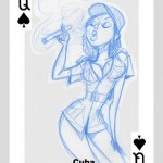Josh Cooley intercontinental cuties cards queen of spades hearts dimonds clubs bill presing cuba