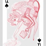 Josh Cooley intercontinental cuties cards queen of spades hearts dimonds clubs bill presing france