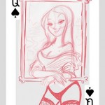 Josh Cooley intercontinental cuties cards queen of spades hearts dimonds clubs bill presing italy