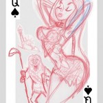 Josh Cooley intercontinental cuties cards queen of spades hearts dimonds clubs bill presing the forbidden zone