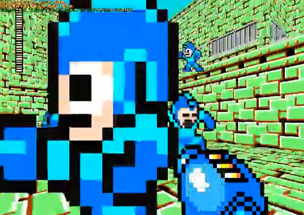 Doom 2″ Mod “Megaman” 8-bit Deathmatch, Hundreds Of Megamans ...