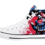 DC comics Converse All Stair High-tops chuck taylors gothem superman