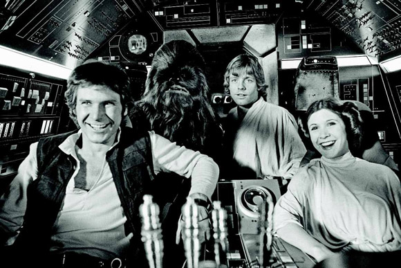 Fisher Hamill Ford Mayhew Star Wars Empire Strikes Back 1980s Interview W/ Luke Skywalker & Han Solo (Mark Hamill & Harrison Ford) By Jane Pauley.