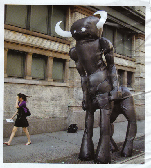 Joshua Allen Harris Inflatable Bag Monsters Street Art Documented by New York Magazine Joshua Allen Harris Inflatable Bag Monsters Street Art Documented by New York Magazine!
