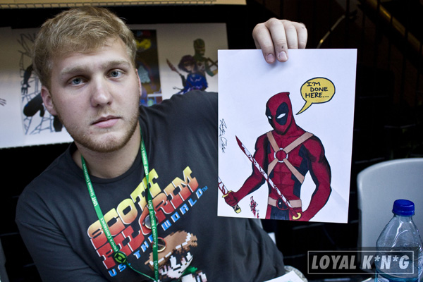 loyalkng dallas comic con 10 Loyal K.N.G. Kicks it At Dallas Comic Con 2010! So Many Talented Artists, But little Cosplayers?! Awww...