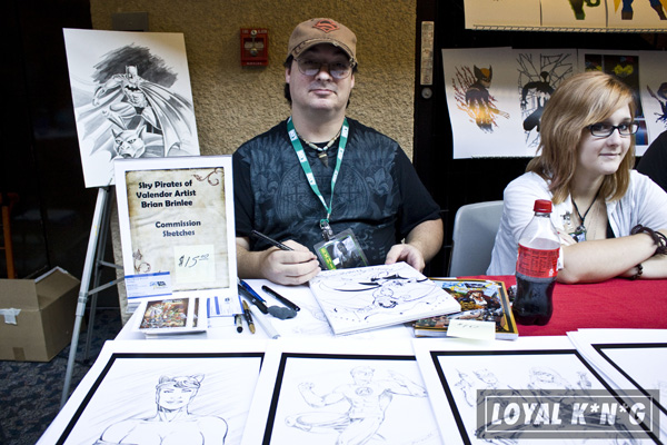 loyalkng dallas comic con 19 Loyal K.N.G. Kicks it At Dallas Comic Con 2010! So Many Talented Artists, But little Cosplayers?! Awww...