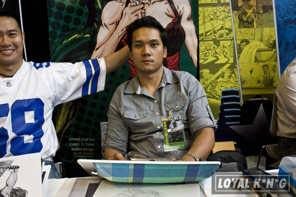 loyalkng dallas comic con 2 Loyal K.N.G. Kicks it At Dallas Comic Con 2010! So Many Talented Artists, But little Cosplayers?! Awww...