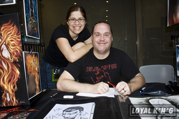 loyalkng dallas comic con 22 Loyal K.N.G. Kicks it At Dallas Comic Con 2010! So Many Talented Artists, But little Cosplayers?! Awww...