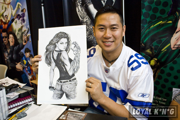 loyalkng dallas comic con 4 Loyal K.N.G. Kicks it At Dallas Comic Con 2010! So Many Talented Artists, But little Cosplayers?! Awww...