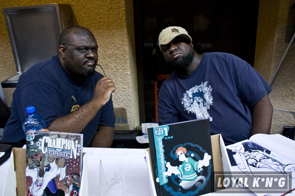 loyalkng dallas comic con 5 Loyal K.N.G. Kicks it At Dallas Comic Con 2010! So Many Talented Artists, But little Cosplayers?! Awww...