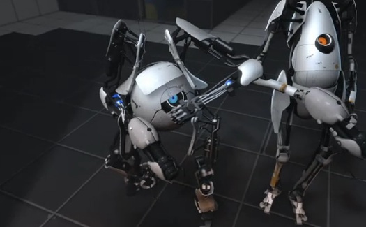 portal 2 robots. 2 Robots, 2 Portal Guns,