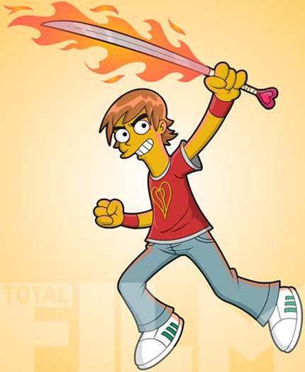 Scott Pilgrim Simpsonized By The Springfield Punx Featuring Scott